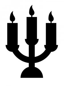 Candle Stencil 10