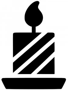 Candle Stencil 13