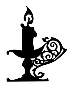 Candle Stencil 14