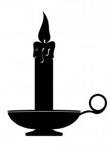 Candle Stencil 18