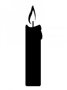 Candle Stencil 3