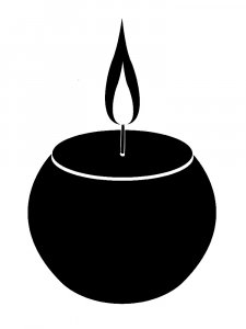 Candle Stencil 5