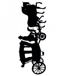 Carriage Stencil 17