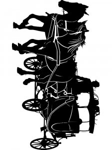 Carriage Stencil 9