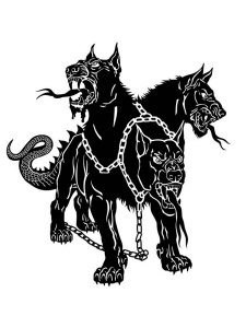 Cerberus Stencil 8