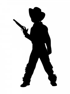 Cowboy Stencil 10