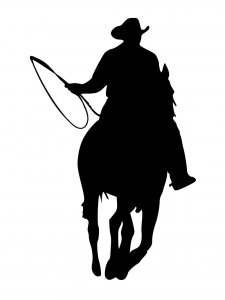 Cowboy Stencil 14