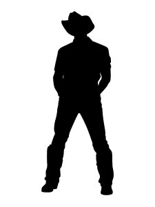 Cowboy Stencil 16
