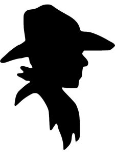 Cowboy Stencil 2