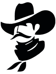 Cowboy Stencil 6