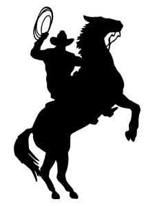 Cowboy Stencil 8