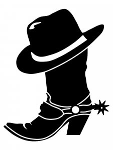 Cowboy Stencil 9
