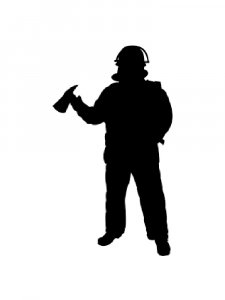Firefighter Stencil 2