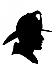 Firefighter Stencil 3