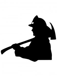 Firefighter Stencil 7