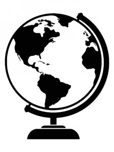 Globe Stencil 1