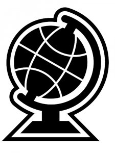 Globe Stencil 6