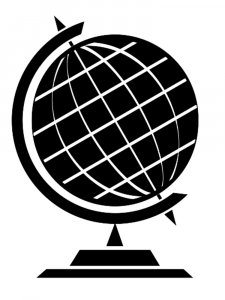 Globe Stencil 7