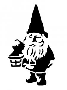 Gnome Stencil 5