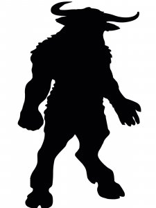 Minotaur Stencil 2