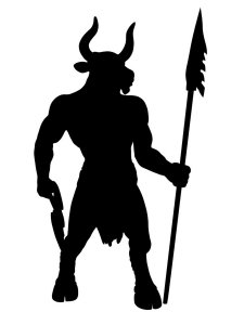 Minotaur Stencil 4