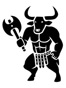 Minotaur Stencil 5