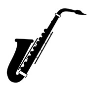 Saxophon Schablonen