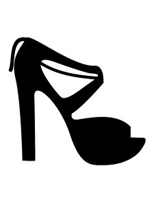 Shoes Stencil 1