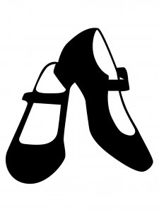 Shoes Stencil 11
