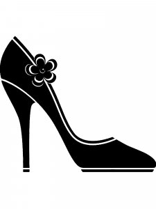 Shoes Stencil 17