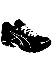 Shoes Stencil 2