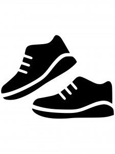 Shoes Stencil 6