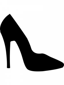 Shoes Stencil 7