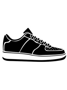 Shoes Stencil 8