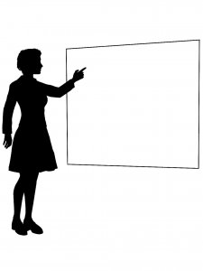 Teacher Stencil 2