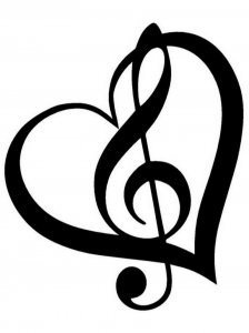 Treble clef Stencil 2