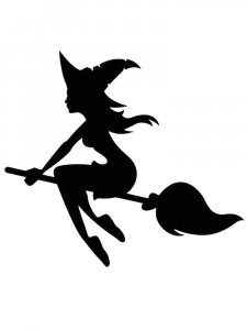 Witch Stencil 1
