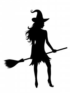 Witch Stencil 13