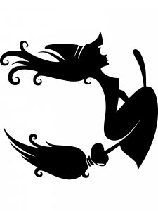 Witch Stencil 16