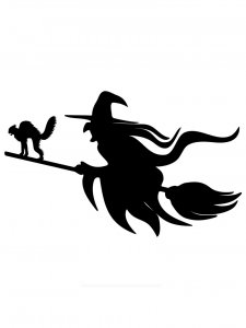 Witch Stencil 17