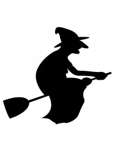 Witch Stencil 18