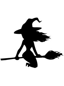 Witch Stencil 20