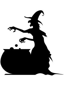 Witch Stencil 21