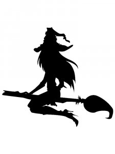 Witch Stencil 22