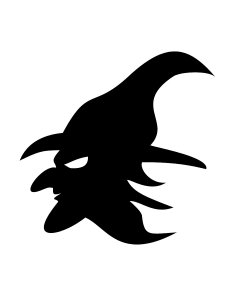 Witch Stencil 23