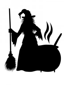 Witch Stencil 26