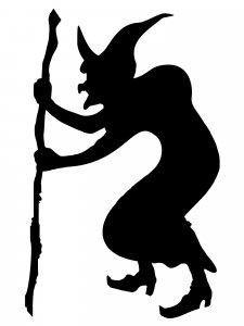 Witch Stencil 30