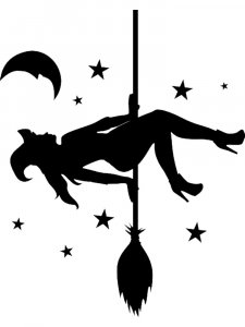 Witch Stencil 31