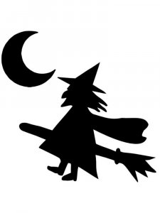 Witch Stencil 4