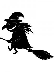 Witch Stencil 5